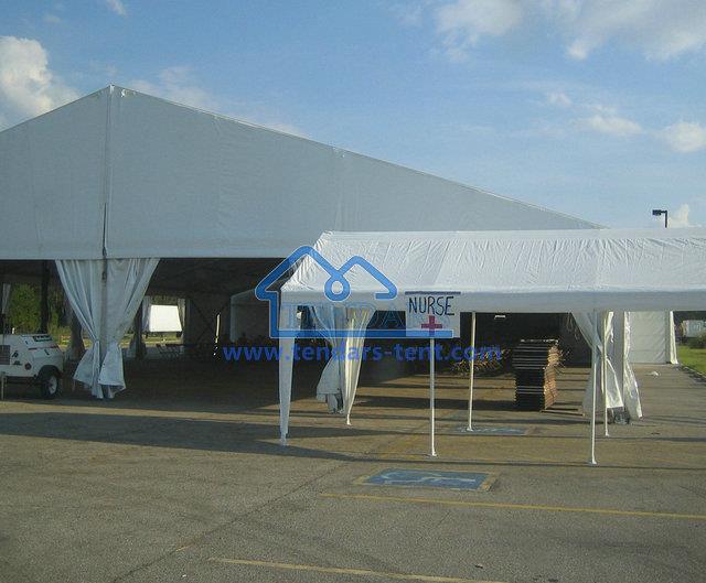huge relief marquee tent